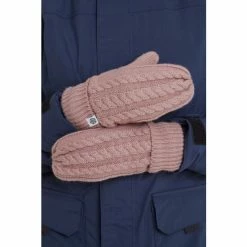 Tog 24 Pink Linney Knitted Mittens