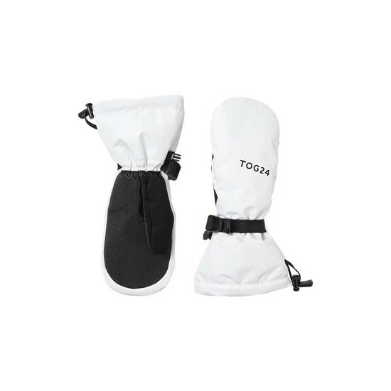 Tog 24 White Burley Waterproof Ski Mitts 4 Tog 24 White Burley Waterproof Ski Mitts - Image 2