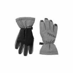 Tog 24 Grey Lockton Waterproof Ski Kids Gloves