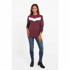 Tog 24 Tog24 Pink Daphne Womens Crew Neck Sweatshirt -Tog 24 Shop unnamed file 3900