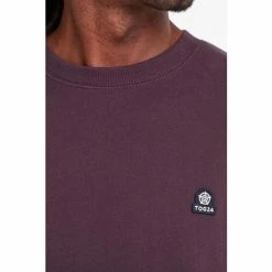 Tog 24 Tog24 Purple Mellor Mens Crew Neck Sweatshirt -Tog 24 Shop unnamed file 3981
