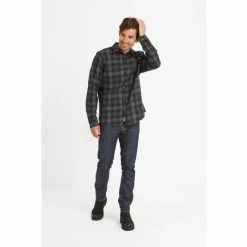 Tog 24 Mens Charcoal Grey Edmund Long Sleeve Shirt -Tog 24 Shop unnamed file 4174