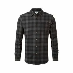 Tog 24 Mens Charcoal Grey Edmund Long Sleeve Shirt -Tog 24 Shop unnamed file 4178