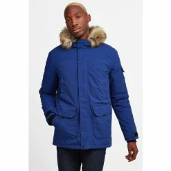 Tog 24 Tog24 Blue Garrick Mens Waterproof Parka