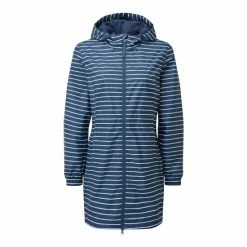 Tog 24 TOG24 Blue Stripe Kilnsey Womens Waterproof Jacket -Tog 24 Shop unnamed file 551