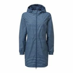 Tog 24 TOG24 Blue Stripe Kilnsey Womens Waterproof Jacket -Tog 24 Shop unnamed file 552
